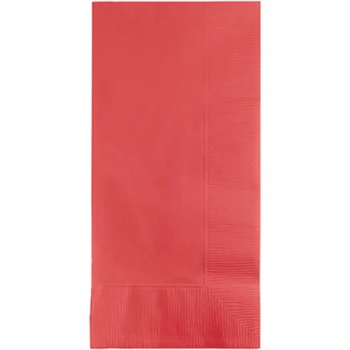 Coral Dinner Napkins - Pack of 50