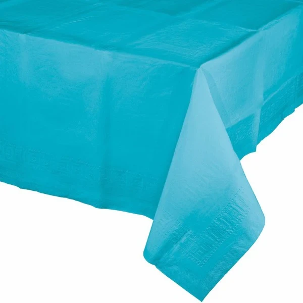 Bermuda Blue Tablecover Plastic