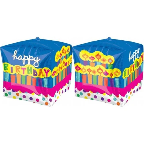 Shape Cubez Happy Birthday Cake