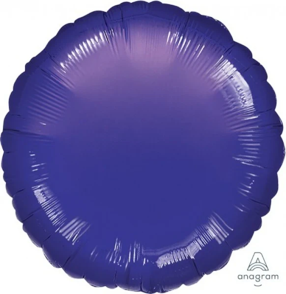 Foil Balloon - Self Sealing Standard Circle Hx (Metallic Purple)