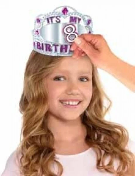 Customisable Age Birthday Tiara - Plastic