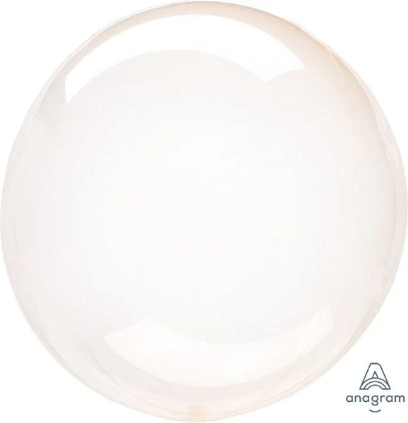 Crystal Clearz Petite Orange Round Balloon