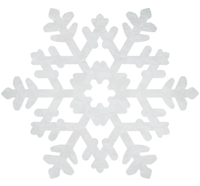 Snowflake Large Foil Cutout