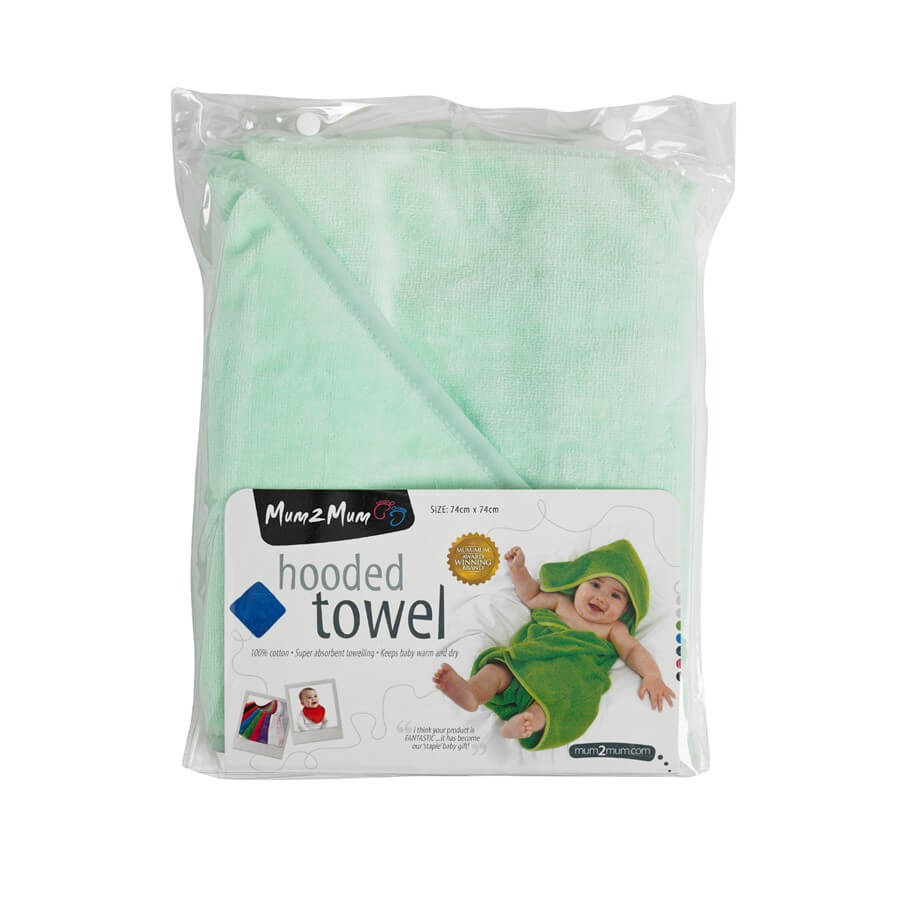 Baby Hooded Bath Towel | Mint