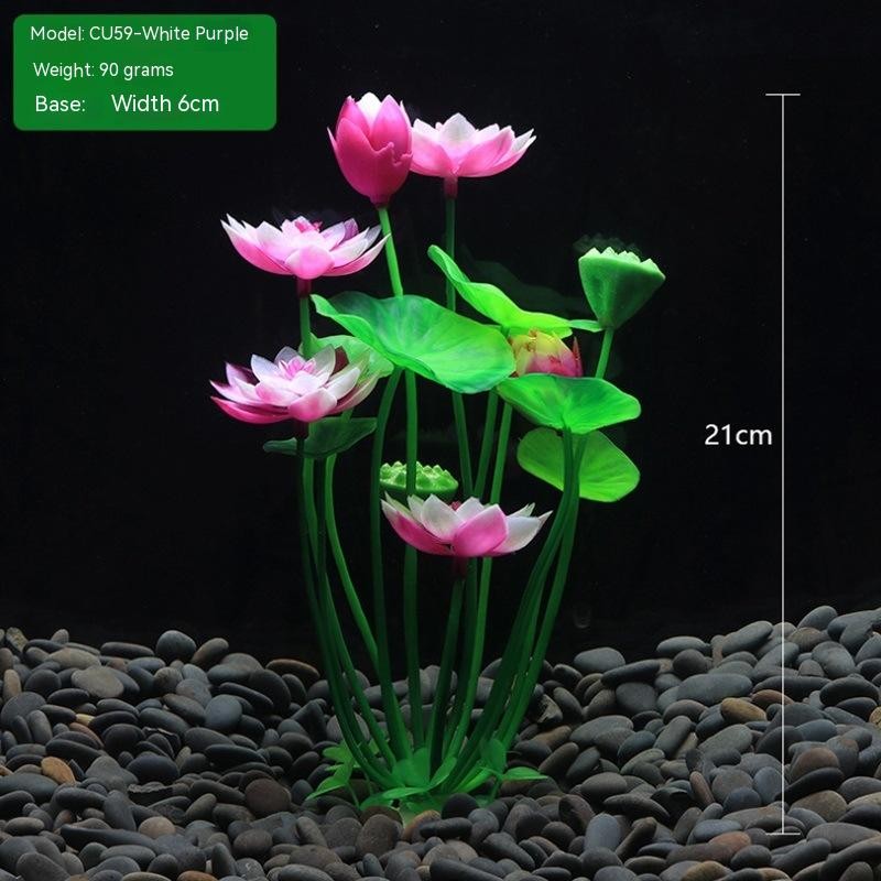 Aquarium Artificial Lotus
