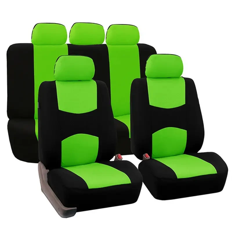 5-Seat Universal Car Seat Covers - Premium Waterproof Polyester Protector for Cars, Trucks, SUVs