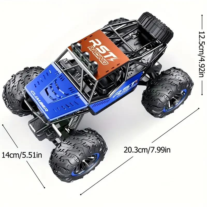 Alloy Remote Control Off-Road Vehicle - Perfect Halloween and Christmas Gift for Kids
