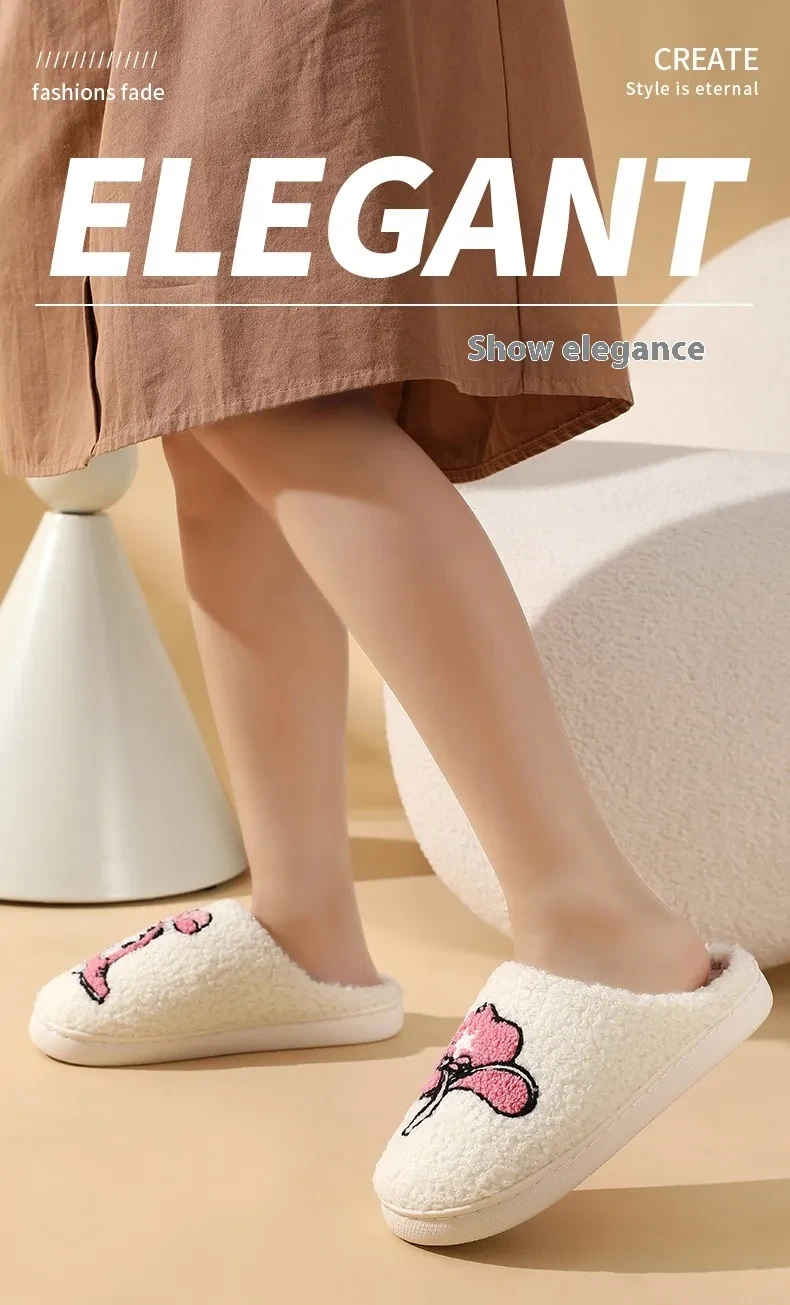 Comfortable Home Cute CartoonCotton Slippers