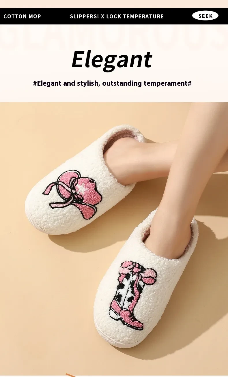 Comfortable Home Cute CartoonCotton Slippers