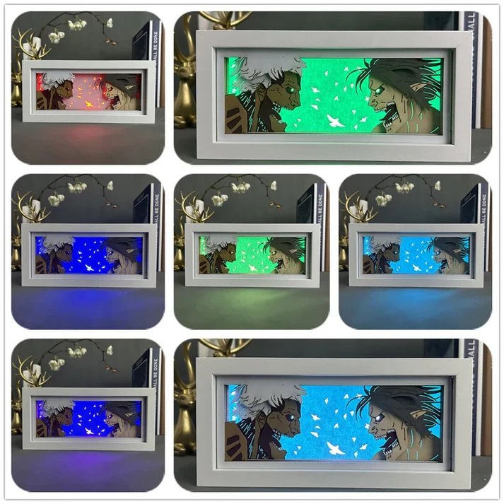Attack on Titan Fight Scene Light box