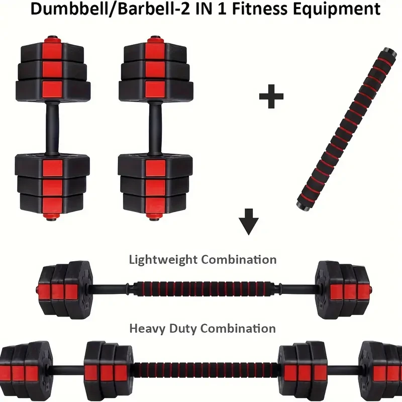 40kg Adjustable Octagon Dumbbell Set - Heavy-Duty, Anti-Slip