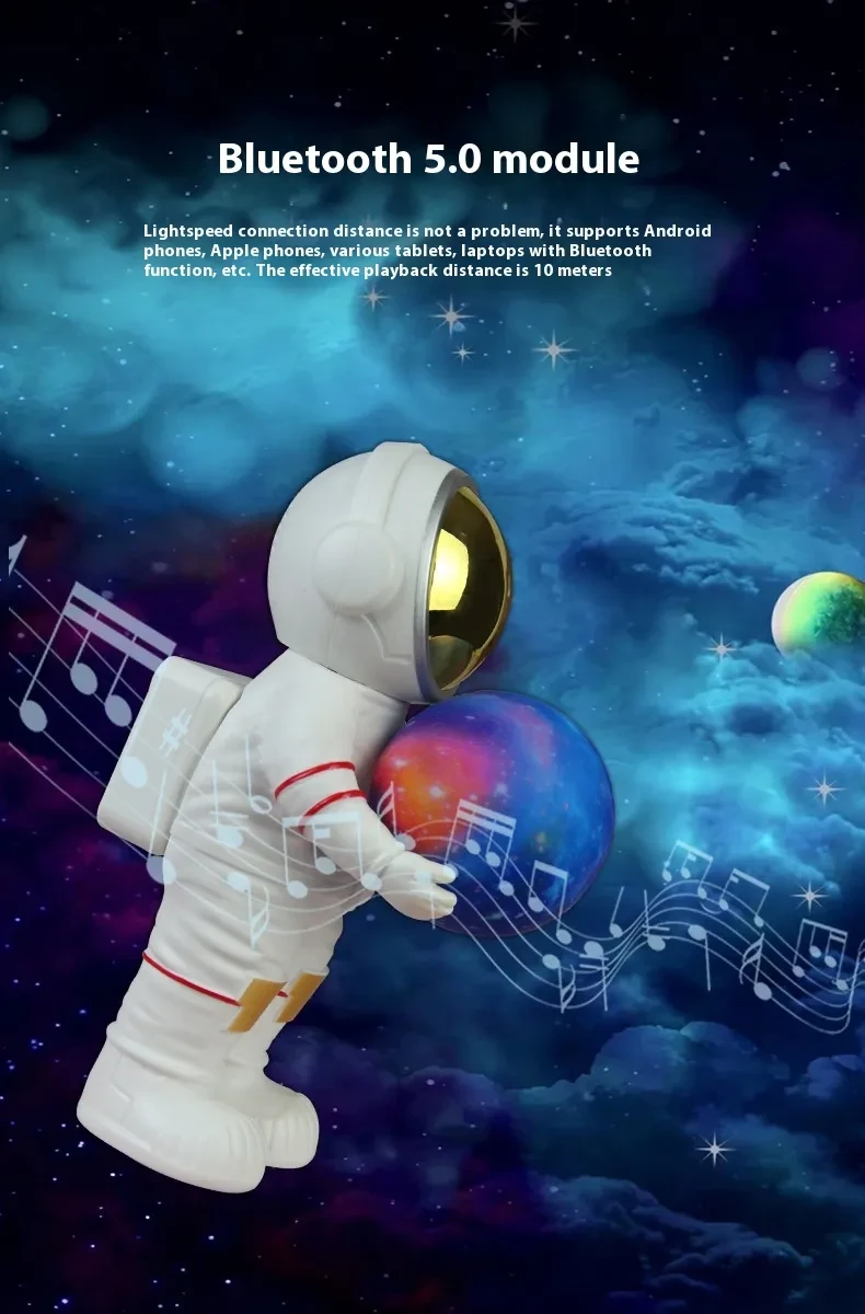 Spaceman Starry Sky Projection Lamp