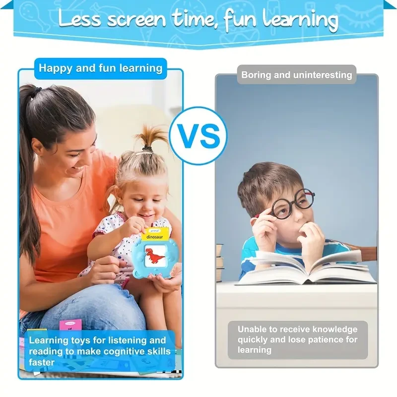 Speaking Card Early Education Learning Toy - Language Learning & Word Reader