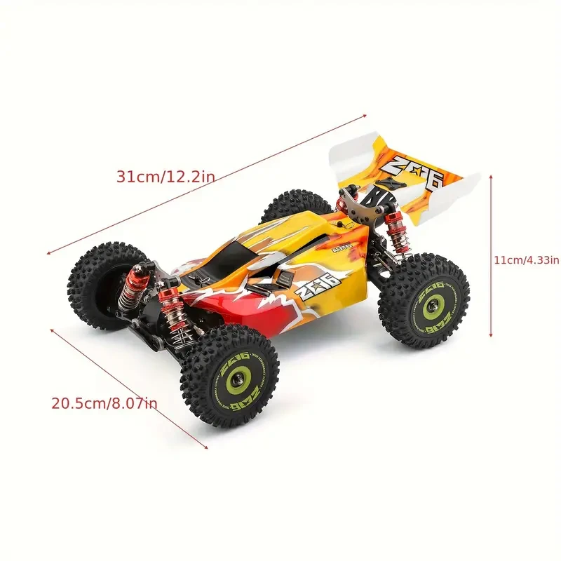 WLtoys XKS 144010 Off-Road RC Car - 75km/h High-Speed 4WD Racing Car