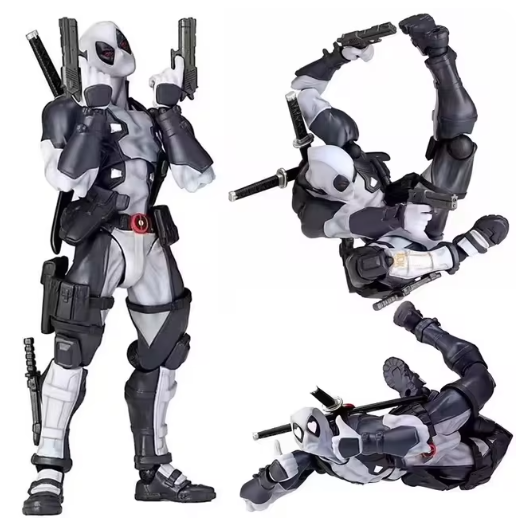 Deadpool 2.0 Grey Action Figure Mutants Joint Movable Model Movie Collection