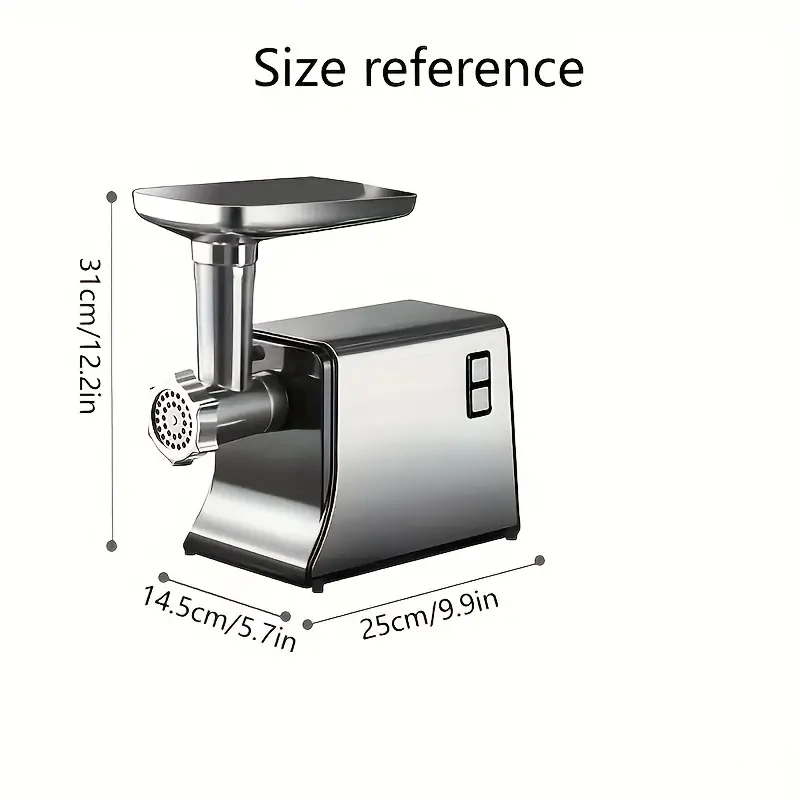 SENBOWE Electric Meat Grinder - Stainless Steel