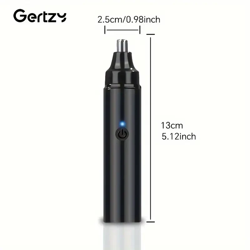 GERTZY Ear And Nose Hair Trimmer For Men Rechargeable - USB Electric Nose Hair Trimmer For Women - Painless Eyebrow Facial Hair Removal Nose Clipper