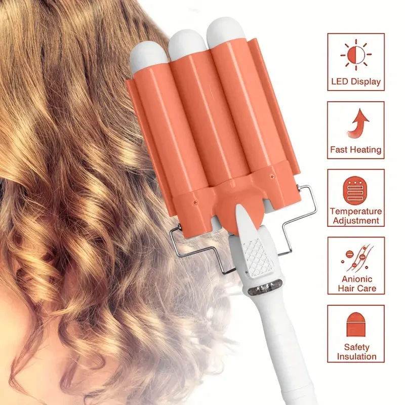 Ceramic Triple Barrel Hair Curler