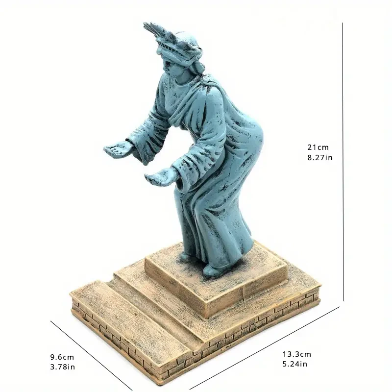 Liberty Goddess Statue Pen Holder - Creative Desk Organizer