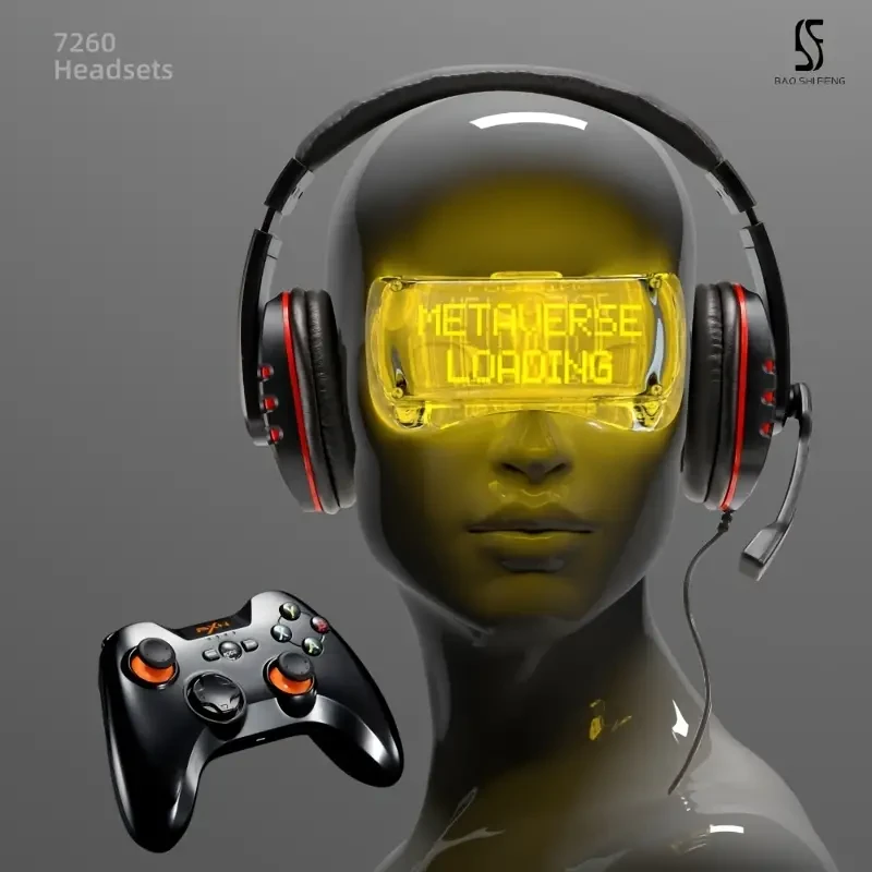 Model 7262 Heavy Bass Gaming Headset - Immersive Audio