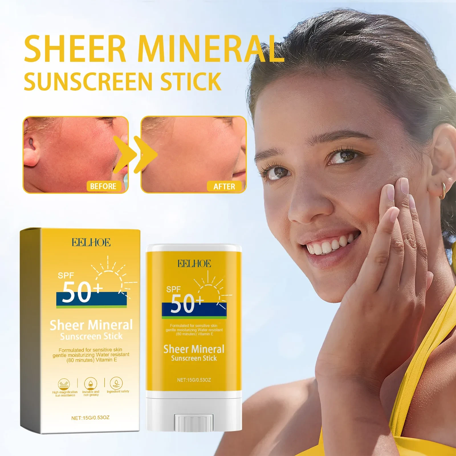 Skin Beauty Moisturizing Protective Stick UV Isolation