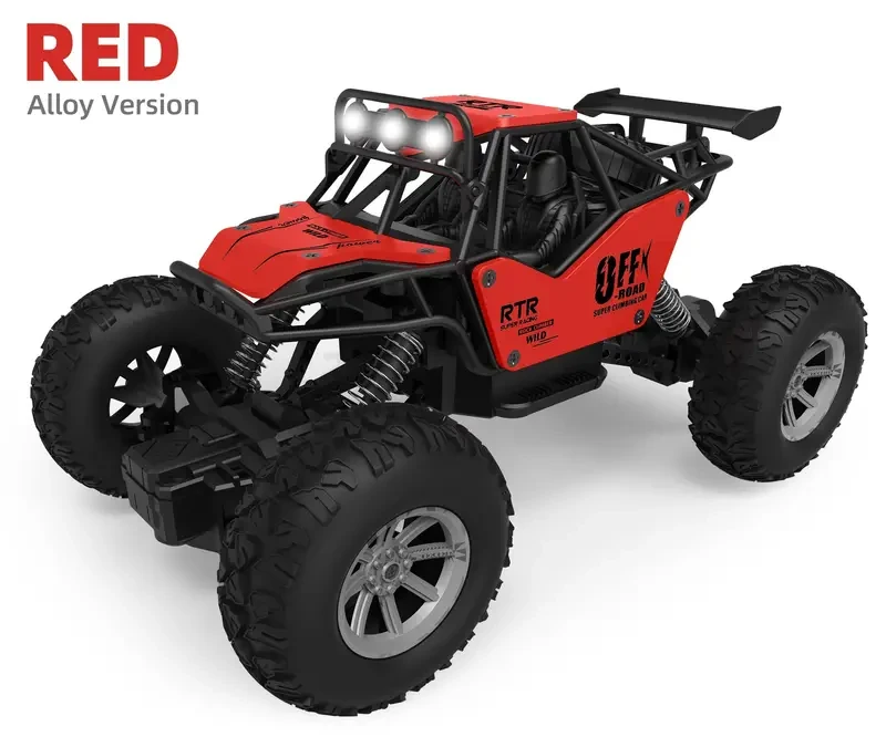 K.K 1:20 Alloy Remote Control Car with Headlight, All Terrain Off-Road Electric RC Toy Car, Christmas, Halloween, Thanksgiving Day Gift
