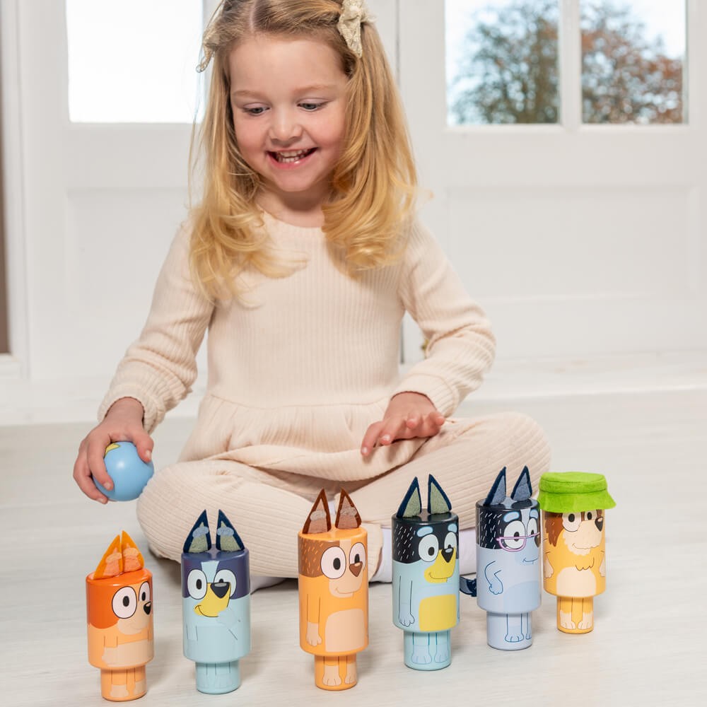 Bluey Wooden Character Skittles