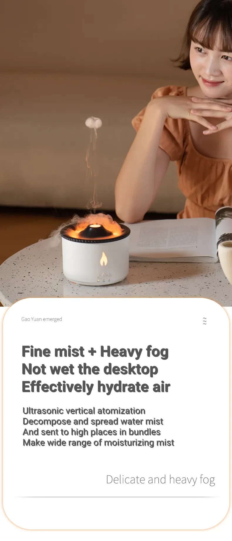 Ultrasonic Essential Oil Humidifier