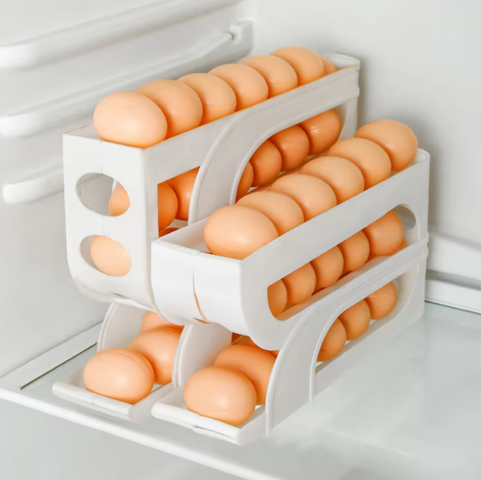Automatic Roll-out Egg Storage Device