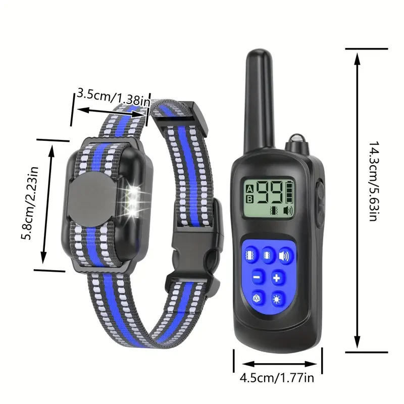 2000ft Range Vibrating Dog Training Collar