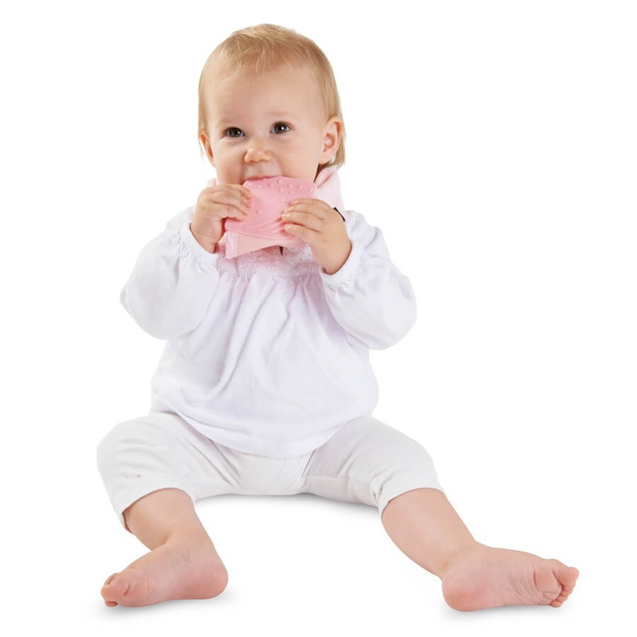 Teething Bandana Bib | 4 Months to 3 Years | Pink