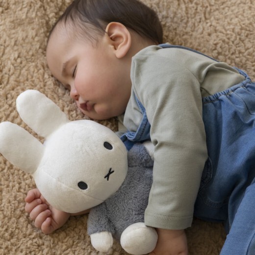 Miffy Fluffy Cuddle Plush Blue Medium