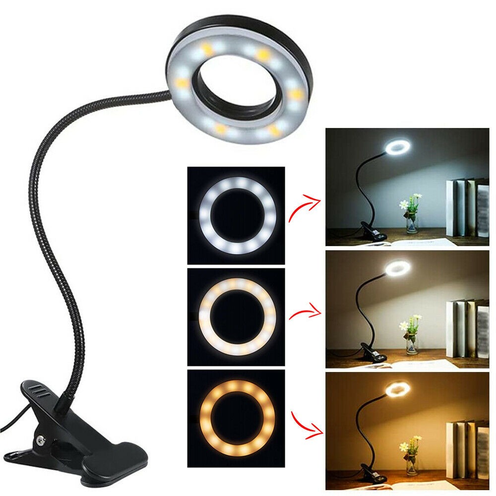 FlexiGlow Clip-On LED Desk Lamp
