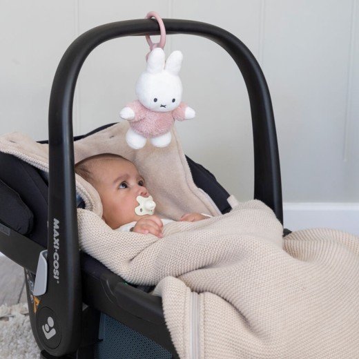 Miffy Fluffy Hanging Toy Pink