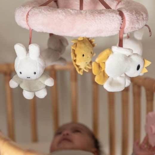 Miffy Fluffy Musical Mobile Pink