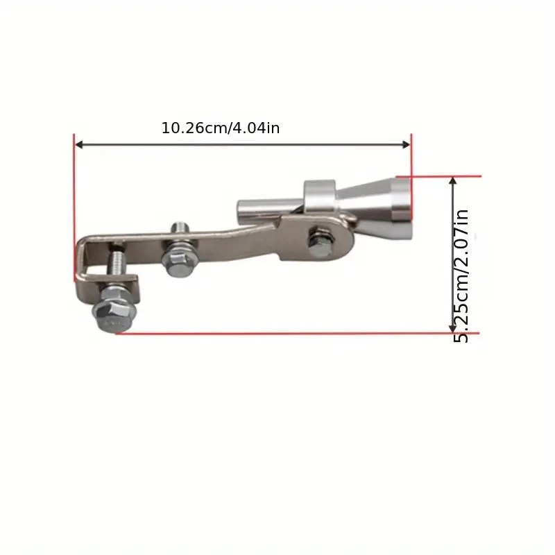Red Turbo Sound Whistle - Tailpipe Noise Enhancer