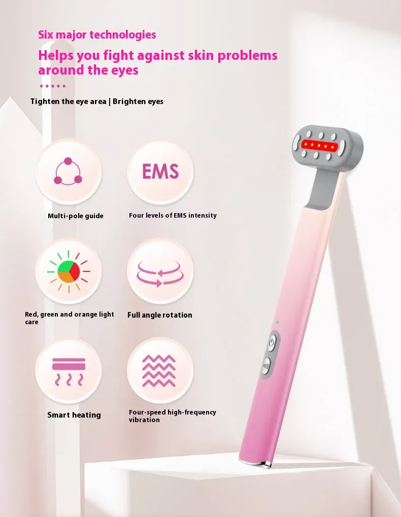 Micro-current Heating Vibration 360 Degrees Rotating Eye Instrument