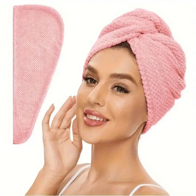 4pcs Set Ultra-Soft 300Gsm Microfiber Hair Towel