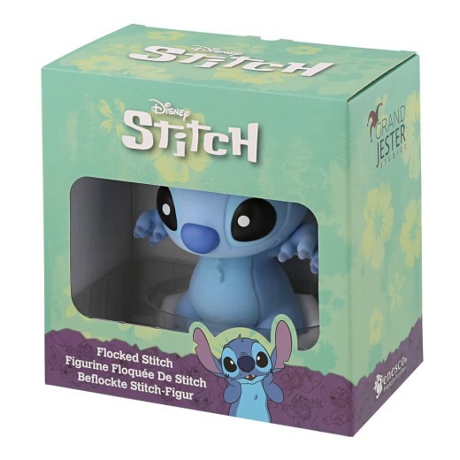 Disney Stitch Flocked Large Figurine