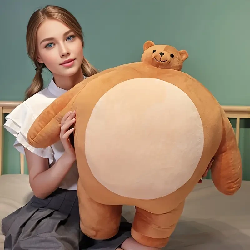 70cm Brown Little-Headed Bear Plush Doll