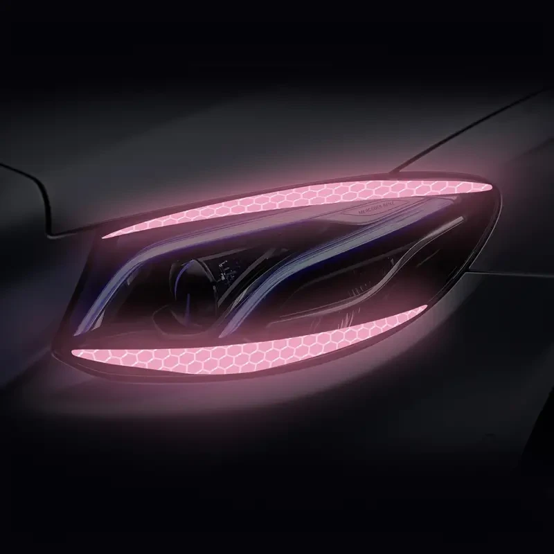 Reflective Eyeliner Car Headlight Decals - Vinyl Bumper Stickers