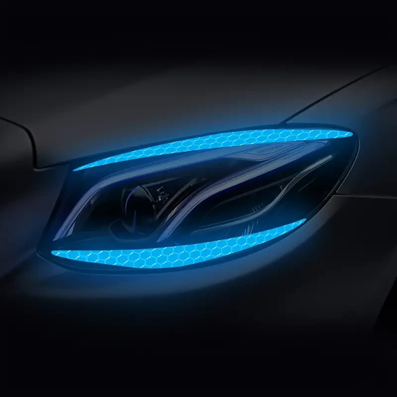 Reflective Eyeliner Car Headlight Decals - Vinyl Bumper Stickers