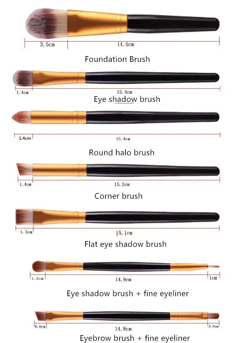 Makeup brush set loose powder brush blush brush eye shadow brush