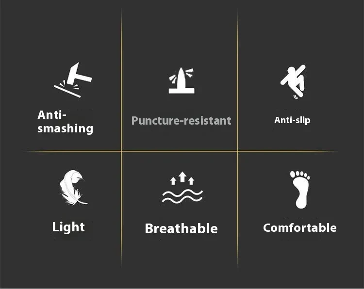 Safety Shoes Genuine Leather Wear-resisting