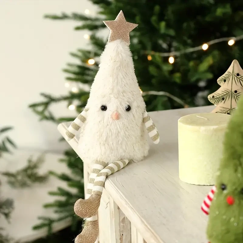 Adorable Plush Christmas Tree Doll - Perfect for Home & Party Decorations, Soft Cotton Fabric, Christmas Decor