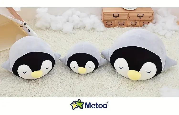 1pc Penguin Pillow Plush Doll Filled Adult Doll Sleeping Soft Pillow Cute Cloth Doll