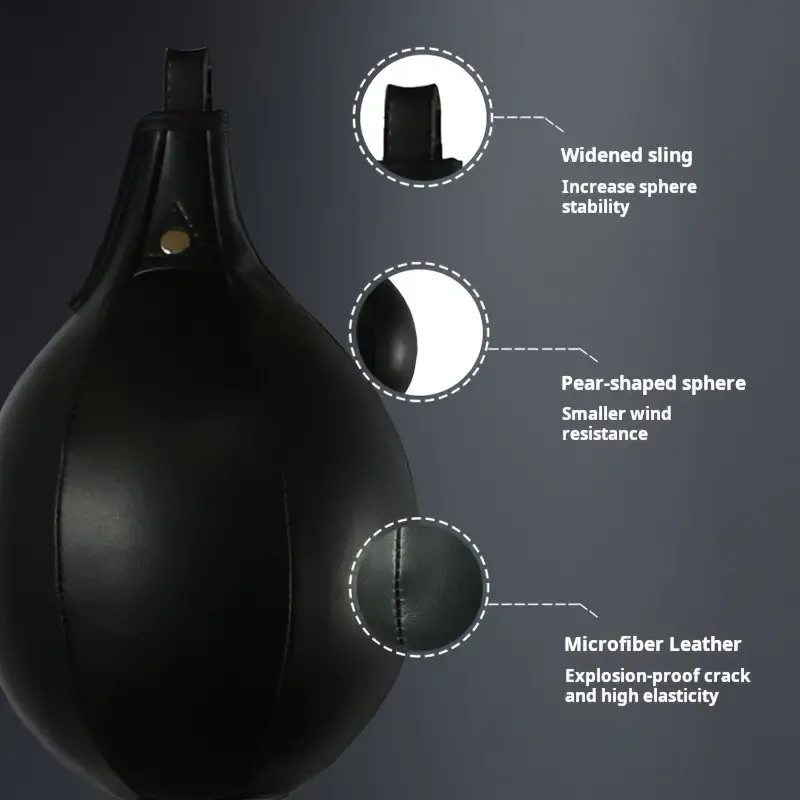 Pear-Shaped Boxing Speed Ball, Hanging Punching Bag for Indoor Gym Training