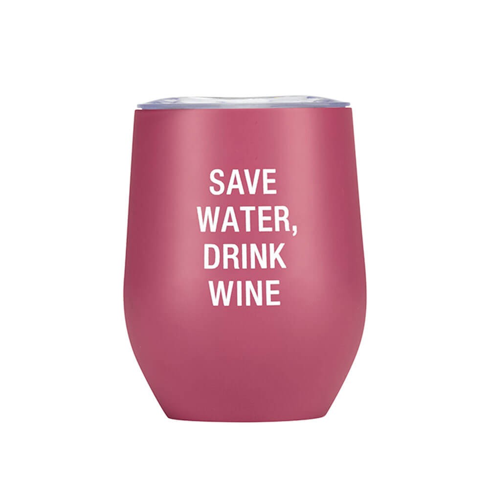 Thermal Wine Tumbler: Save Water Drink Wine
