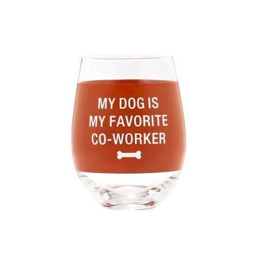 Wine Glass: My Dog Is My Favourite