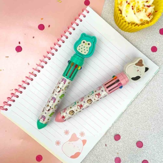 Squishmallows Multi Colour Pen Set (2 Asst)